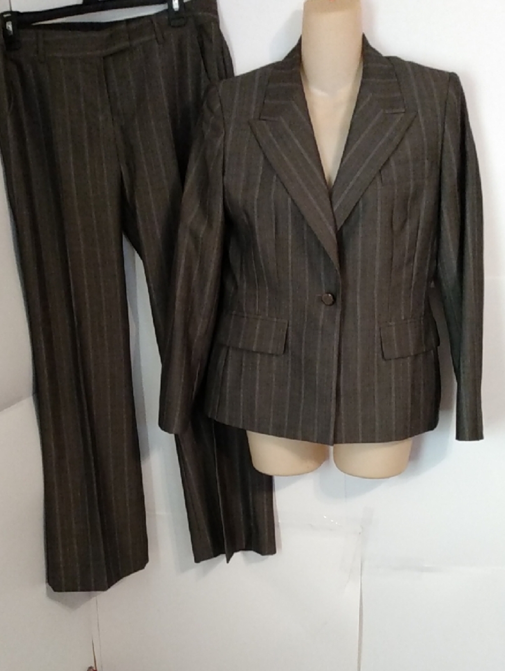 Pin Striped Pansuit Office Core